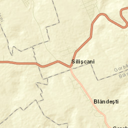 Comuna Blândeşti Street Map