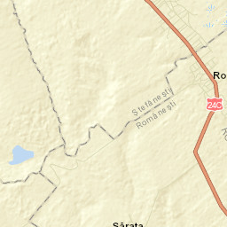 Românești Street Map