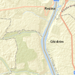 Rezina Street Map