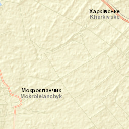 Amvrosiivka Raion Street Map