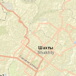 Shakhty Street Map