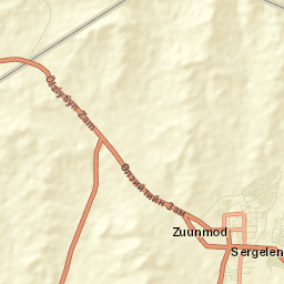 Зуунмод Street Map