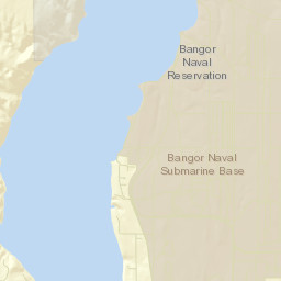 Bangor Trident Base Street Map