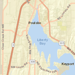 Poulsbo Street Map