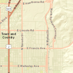 Town and Country Street Map