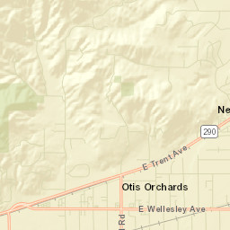 Otis Orchards-East Farms Street Map