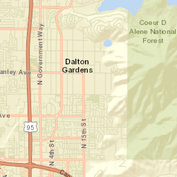 Dalton Gardens Street Map