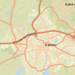 Vannes Street Map