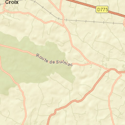 La Vraie-Croix Street Map