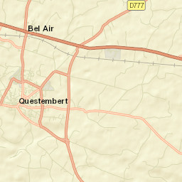 Questembert Street Map