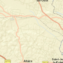 Saint-Jean-la-Poterie Street Map