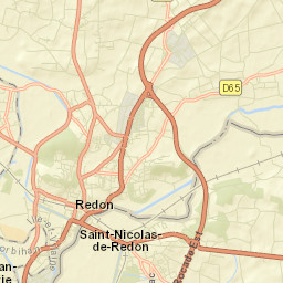 Redon Street Map