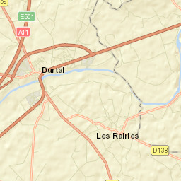 Durtal Street Map