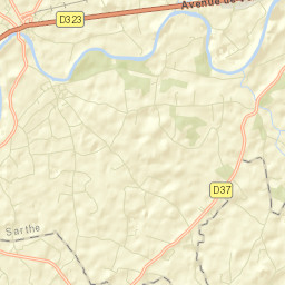 Bazouges-sur-le-Loir Street Map