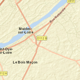 Muides-sur-Loire Street Map