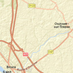 Ouzouer-sur-Trézée Street Map