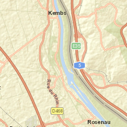Rosenau Street Map