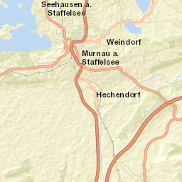 Seehausen am Staffelsee Street Map