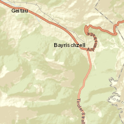 Bayrischzell Street Map