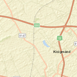 Kisigmánd Street Map