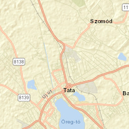 Szomód Street Map