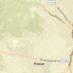 Nagykovácsi Street Map