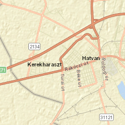 Hatvan Street Map