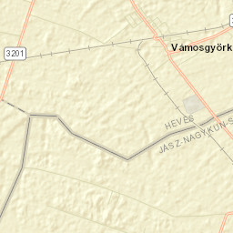 Vámosgyörk Street Map