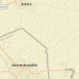 Adács Street Map