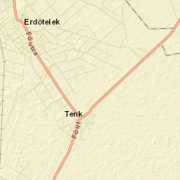 Erdőtelek Street Map