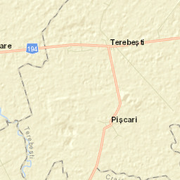 Terebeşti Street Map