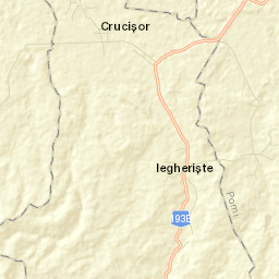 Comuna Crucişor Street Map