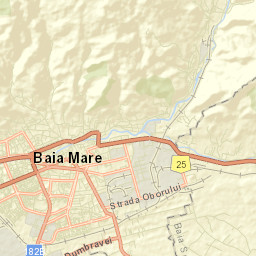 Baia Mare Street Map