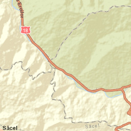 Comuna Săcel Street Map
