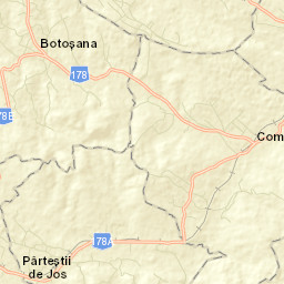 Comănești Street Map