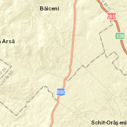 Orășeni-Deal Street Map