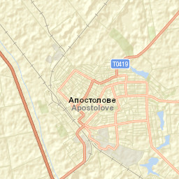 Apostolove Street Map