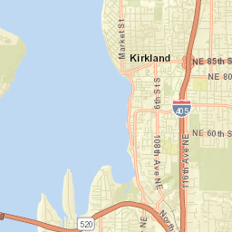 Kirkland Street Map