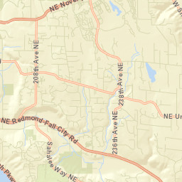 Union Hill-Novelty Hill Street Map