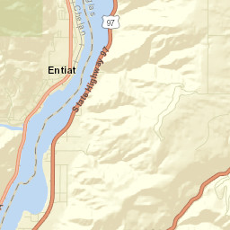 Entiat Street Map