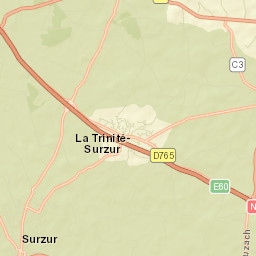 Surzur Street Map