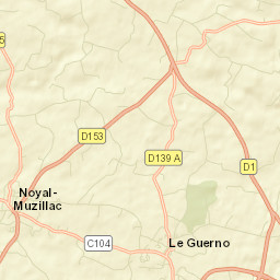Noyal-Muzillac Street Map