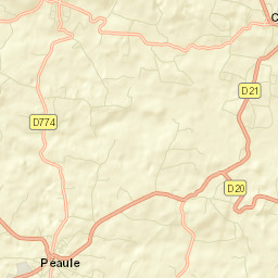 Péaule Street Map