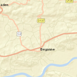 Béganne Street Map