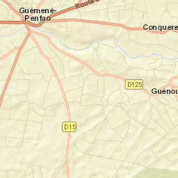 Guémené-Penfao Street Map