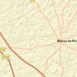 Neuvy-le-Roi Street Map