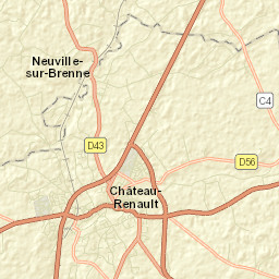 Château-Renault Street Map