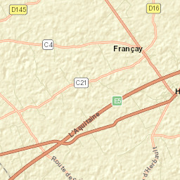 Herbault Street Map