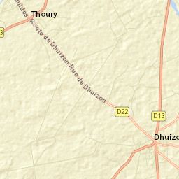Dhuizon Street Map