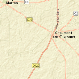 Chaumont-sur-Tharonne Street Map